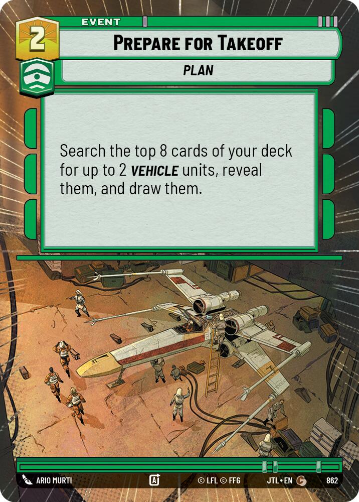 Prepare for Takeoff (862) (Hyperspace Foil) (862) [Jump to Lightspeed]