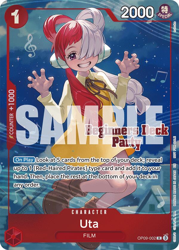 Uta (ST-23 - ST-28 Beginners Deck Party) [Winner] [One Piece Promotion Cards]