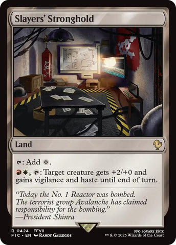 Slayers' Stronghold (Surge Foil) [FINAL FANTASY Commander]