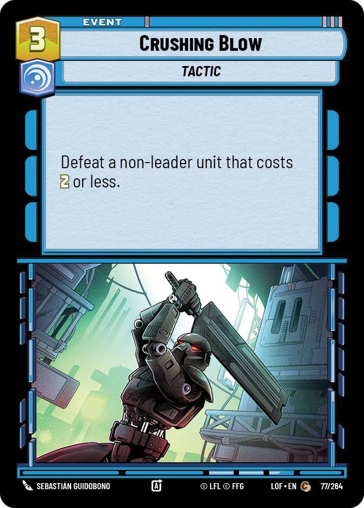 Crushing Blow (77/264) (77/264) [Legends of the Force]