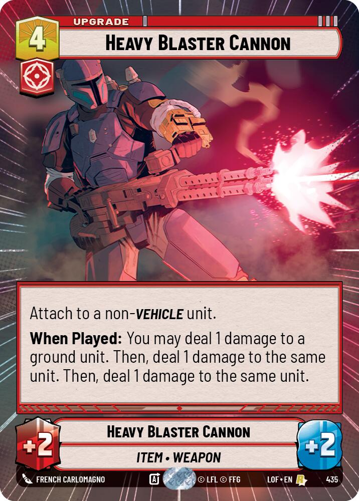 Heavy Blaster Cannon (435) (Hyperspace) (435) [Legends of the Force]