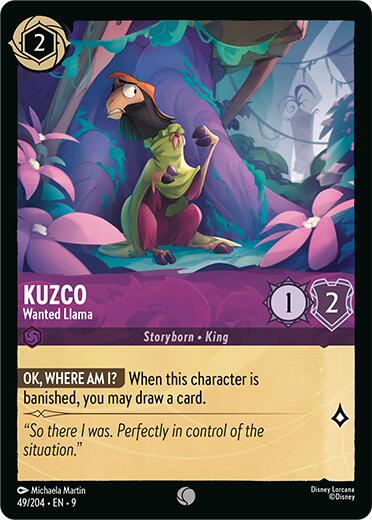 Kuzco - Wanted Llama (49/204) [Fabled]