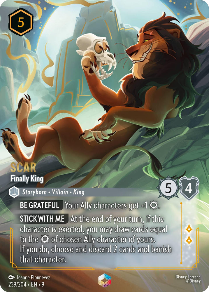 Scar - Finally King (Enchanted) (239/204) [Fabled]