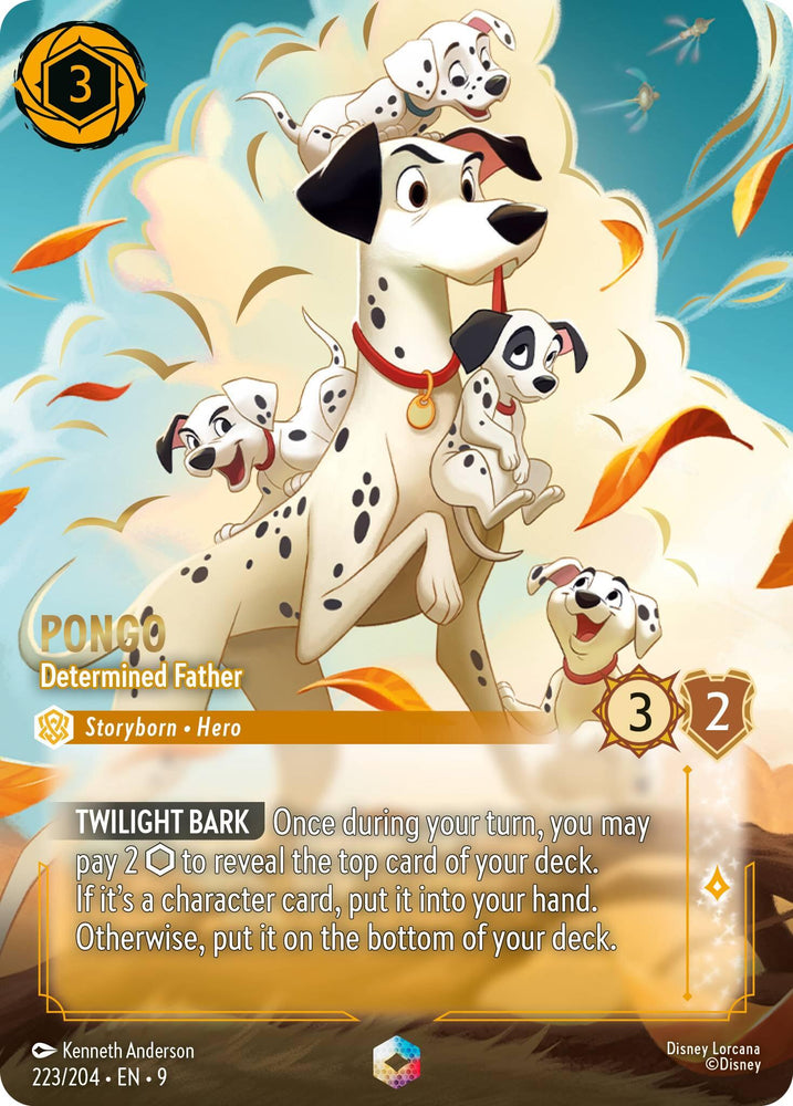 Pongo - Determined Father (Enchanted) (223/204) [Fabled]