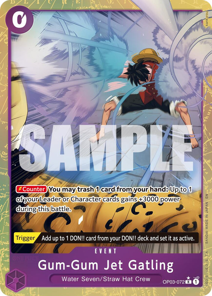 Gum-Gum Jet Gatling (Alternate Art) [Premium Booster -The Best- Vol. 2]