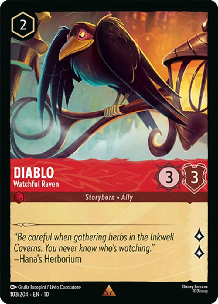 Diablo - Watchful Raven (103/204) [Whispers in the Well]