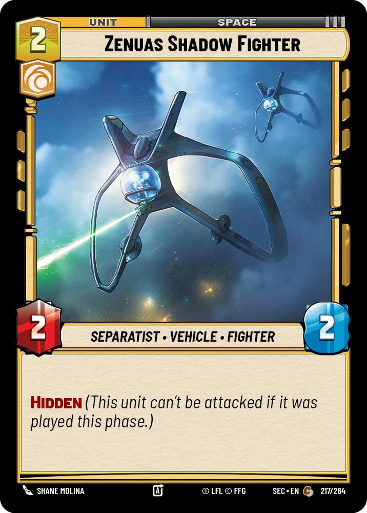 Zenuas Shadow Fighter (217/264) (217/264) [Secrets of Power]