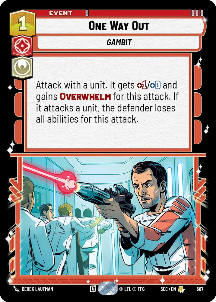One Way Out (667) (Foil) (667) [Secrets of Power]