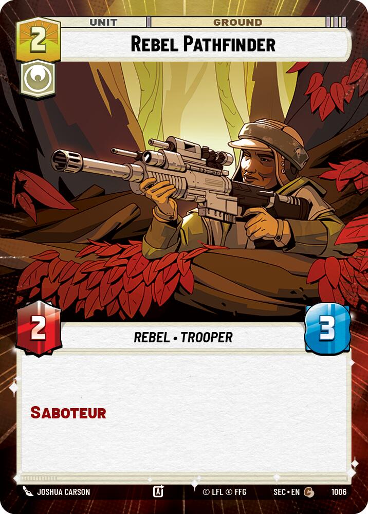 Rebel Pathfinder (1006) (Hyperspace Foil) (1006) [Secrets of Power]