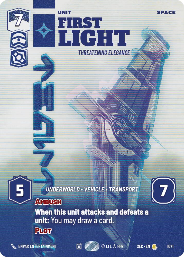 First Light - Threatening Elegance (Prestige) (1071) (1071) [Secrets of Power]