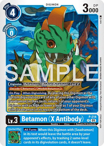 Betamon [P] (X Antibody) (Official Store Tournament 2026 Vol. 1) [Promotional Cards]