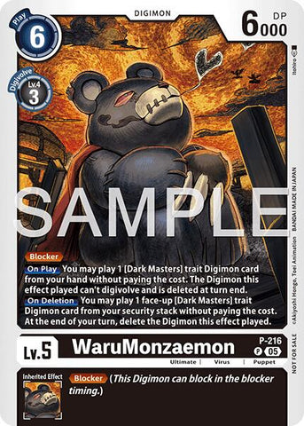 WaruMonzaemon [P-216] (Official Store Tournament 2026 Vol. 1) [Promotional Cards]