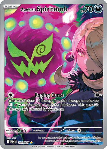 Cynthia's Spiritomb (244/217) [Mega Evolution: Ascended Heroes]