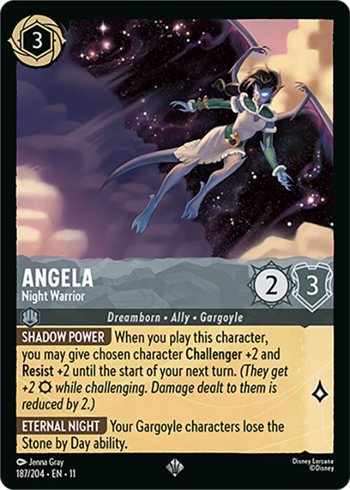 Angela - Night Warrior (187/204) [Winterspell]