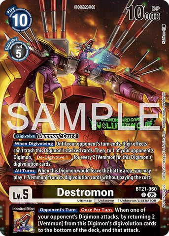 Destromon [BT21-060] (Evolution Cup 2026 Vol. 1 Participant) [World Convergence]