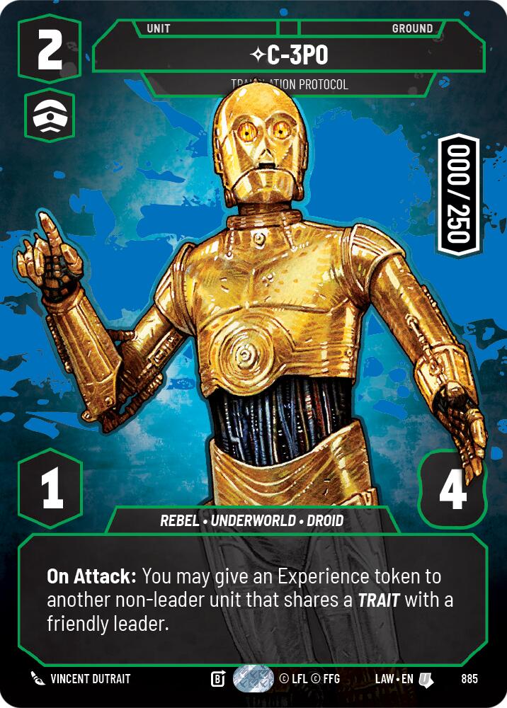 C-3PO - Translation Protocol (Serialized) (885) (885) [A Lawless Time]