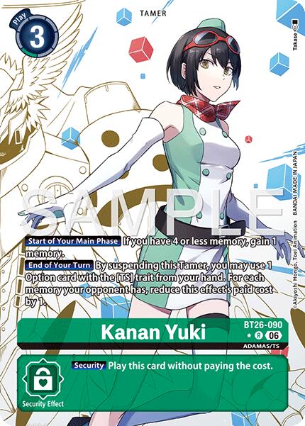 Kanan Yuki [BT26-090] (Alternate Art) [Timeless Bonds]