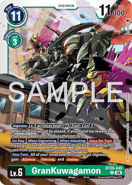 GranKuwagamon [BT26-045] [Timeless Bonds]