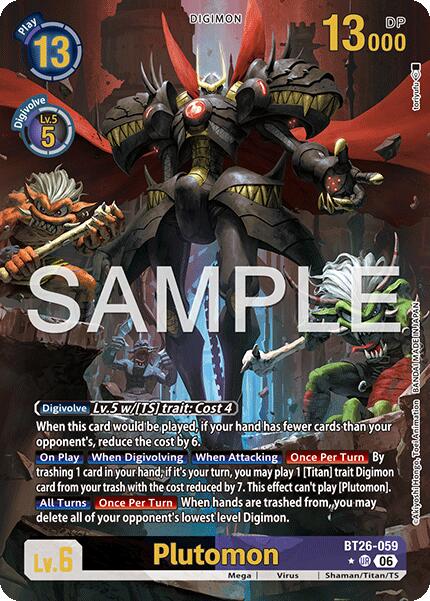 Plutomon [BT26-059] (Alternate Art) [Timeless Bonds]