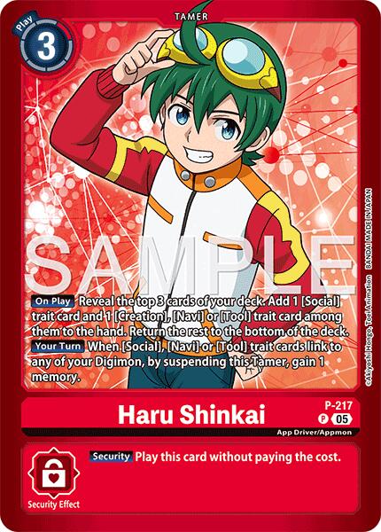 Haru Shinkai [P-217] [Limited Card Pack -Final Crest-]