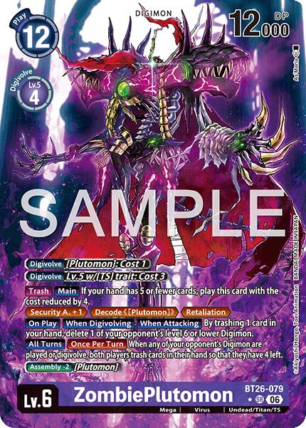 ZombiePlutomon [BT26-079] (Alternate Art) [Timeless Bonds]