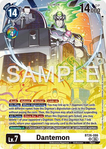 Dantemon [BT26-086] [Timeless Bonds]