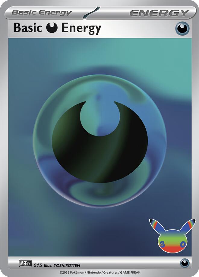 Basic Darkness Energy (015) (30th Celebration) [Mega Evolution Energies]