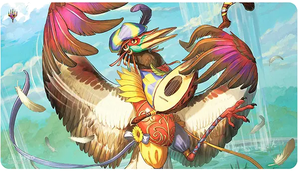 Zinnia, Valley’s Voice Playmat – Magic: the Gathering, Bloomburrow
