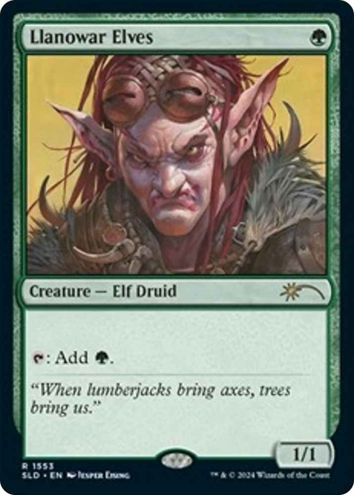 Llanowar Elves (1553) [Secret Lair Drop Series]