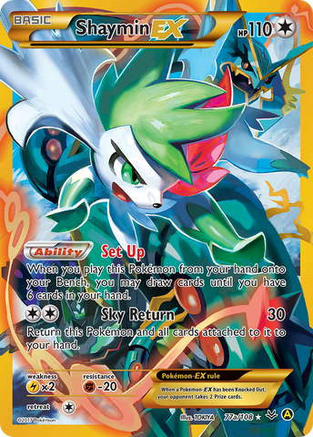 Shaymin EX (77a/108) [Alternate Art Promos]