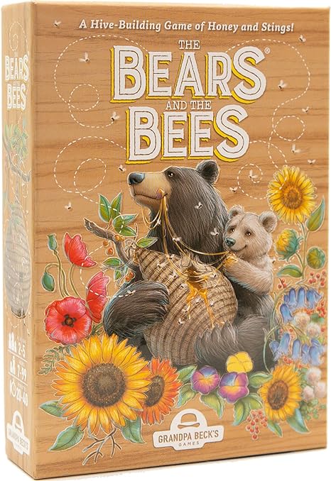 Grandpa Beck's Games The Bears and The Bees | Strategic Tile Laying Card Game for Kids, Teens, Family & Adults | from The Creators of Cover Your Assets | 2-5 Players Ages 7+