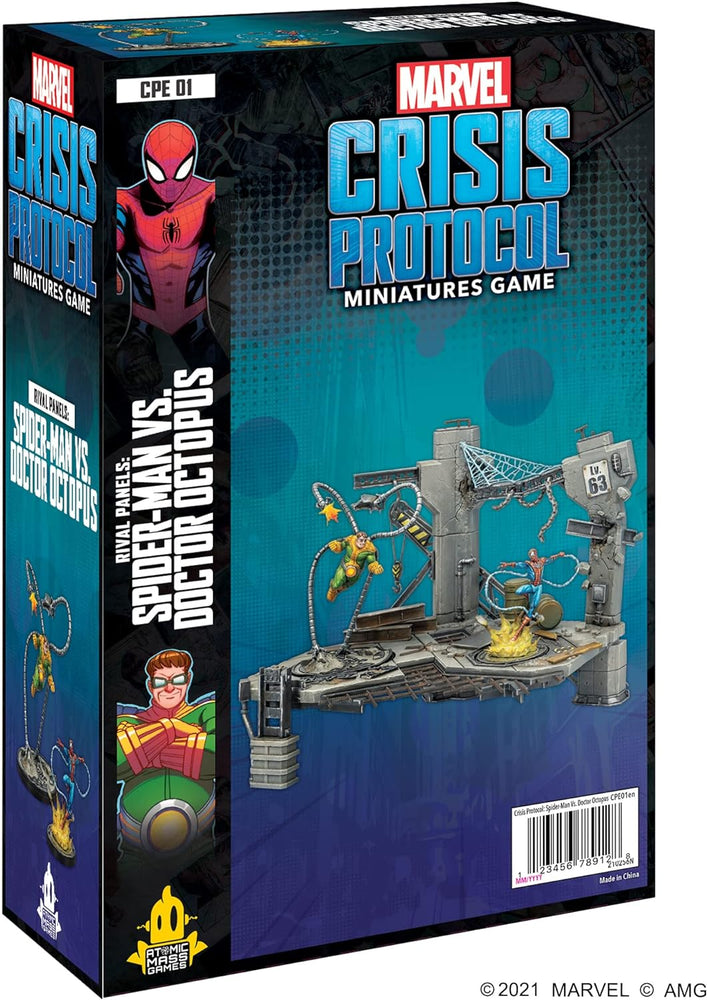 Marvel Crisis Protocol Spider-Man vs Doctor Octopus Rival Panels