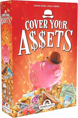 Grandpa Beck's Games Cover Your Assets Card Game | from The Creators of Skull King | Easy to Learn and Outrageously Fun for Kids, Teens, & Adults | 2-6 Players Ages 7