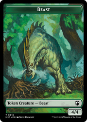 Elephant // Beast (0016) Double-Sided Token [Modern Horizons 3 Commander Tokens]