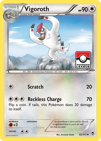 Vigoroth (82/111) [XY: Furious Fists]