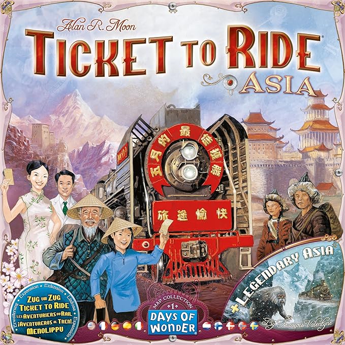 Ticket to Ride Asia Board Game EXPANSION