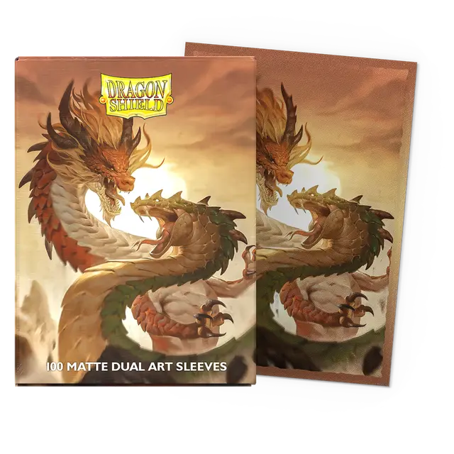 Dragonshield Art Matte Dual Sleeves Wood Snake 2025