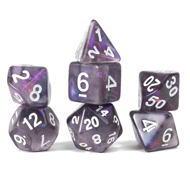 Sirius Dice: Unearthed Treasure Polyhedral - Amethyst (7)