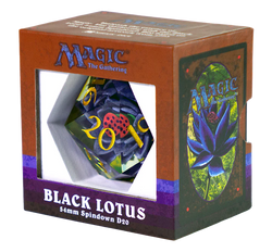 MTG Black Lotus 84mm Spindown D20 by Sirius Dice