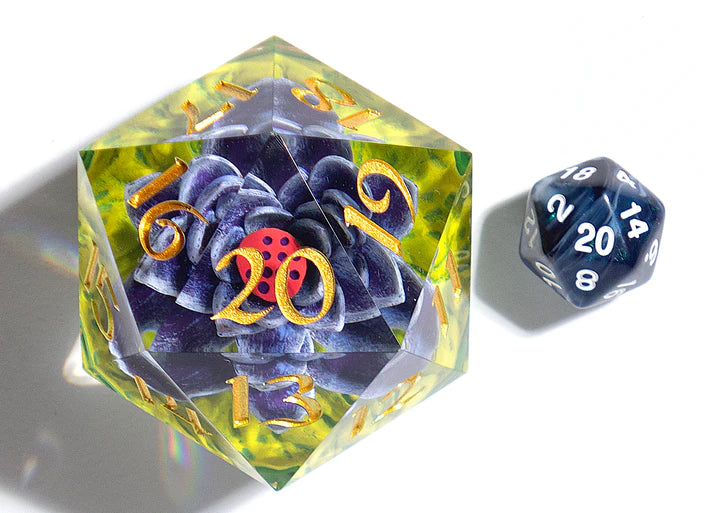 MTG Black Lotus 84mm Spindown D20 by Sirius Dice
