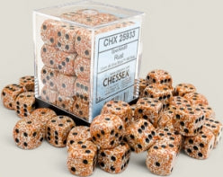Chessex (25933): D6: 12mm: Speckled Rust