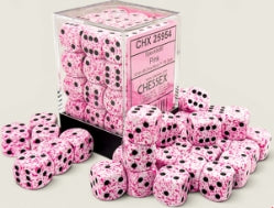 d6Cube 12mm Speckled: Pink (36)