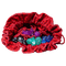 FanRoll: Dragon Storm Velvet Compartment Dice Bag - Red Dragon Scales
