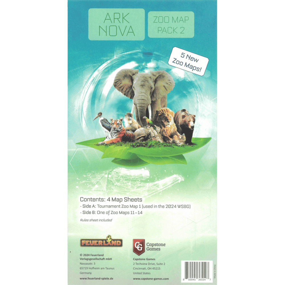 Ark Nova: Zoo - Map Pack 2