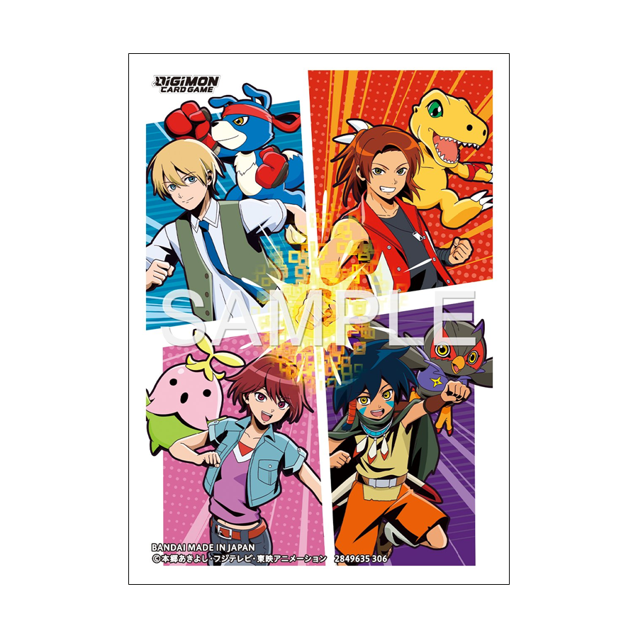 Standard Sleeves: Digimon - Savers/Data Squad (60 ct.)