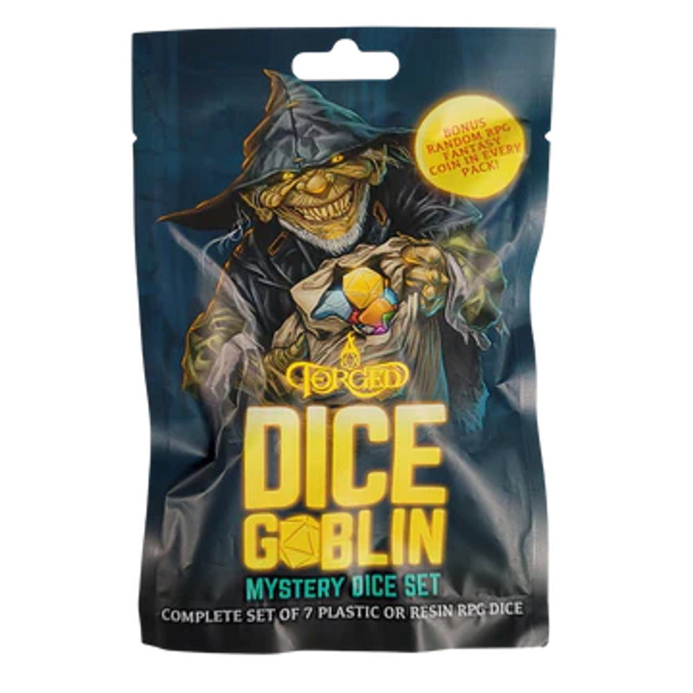 Dice Goblin Mystery Pack RPG Dice + Class Coin