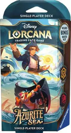 Disney Lorcana TCG: Azurite Sea Single-Player Deck - Amber & Ruby