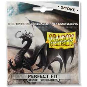 Dragon Shield Sleeves: Perfect Fit Sideload Smoke 100 count