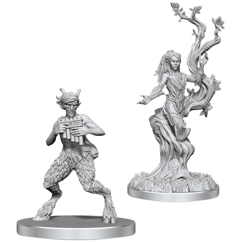 Dungeons & Dragons: Nolzur's Marvelous Miniatures - Satyr & Dryad (Unpainted)