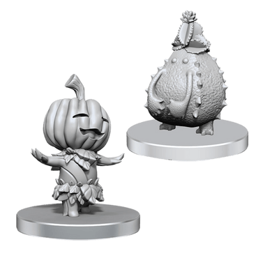 Pathfinder Battles Deep Cuts Miniatures: Gourd Leshy and Cactus Leshy (Unpainted)